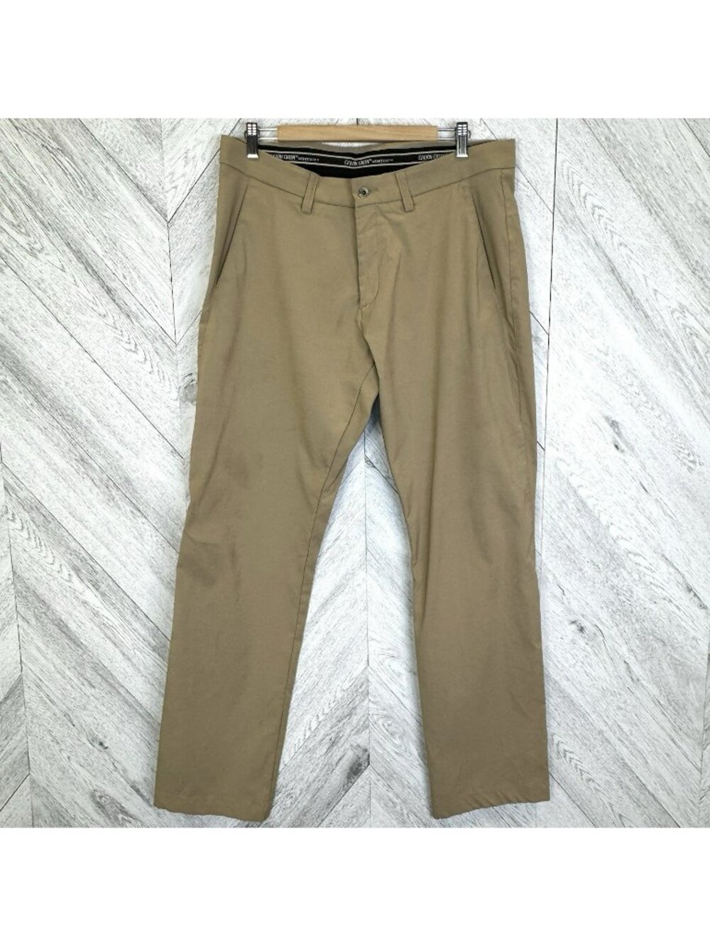 Galvin Green Ventil8 Golf Pants Trousers Mens Size 36x34 Khaki Tan Stretch